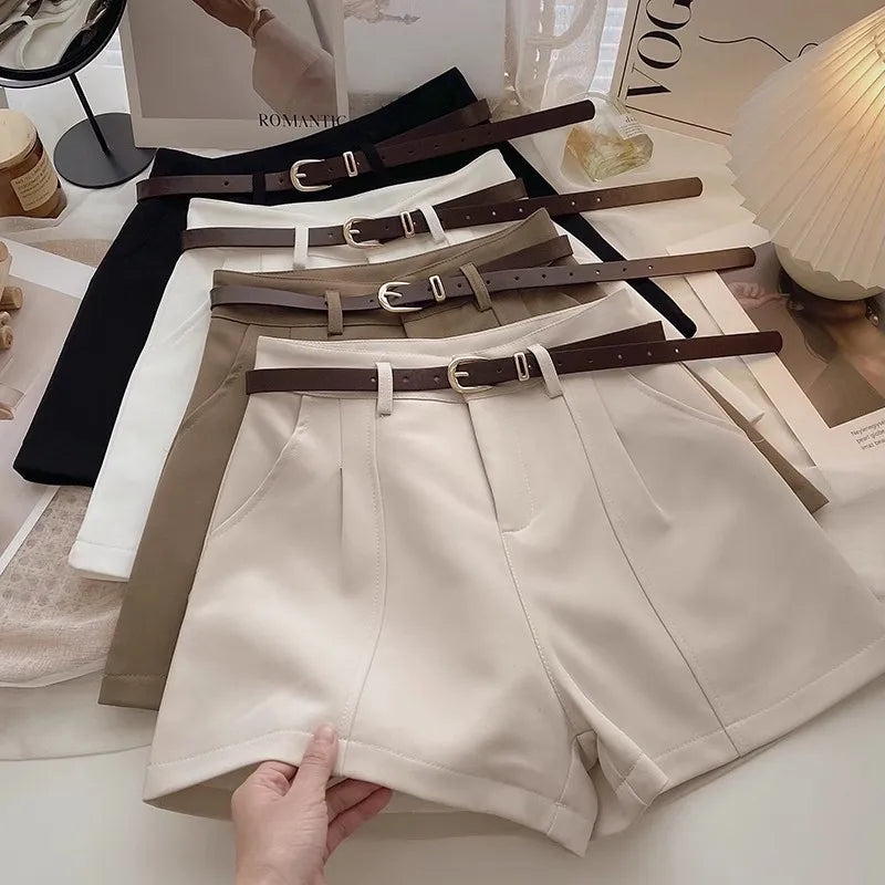 Shorts feminino cintura alta