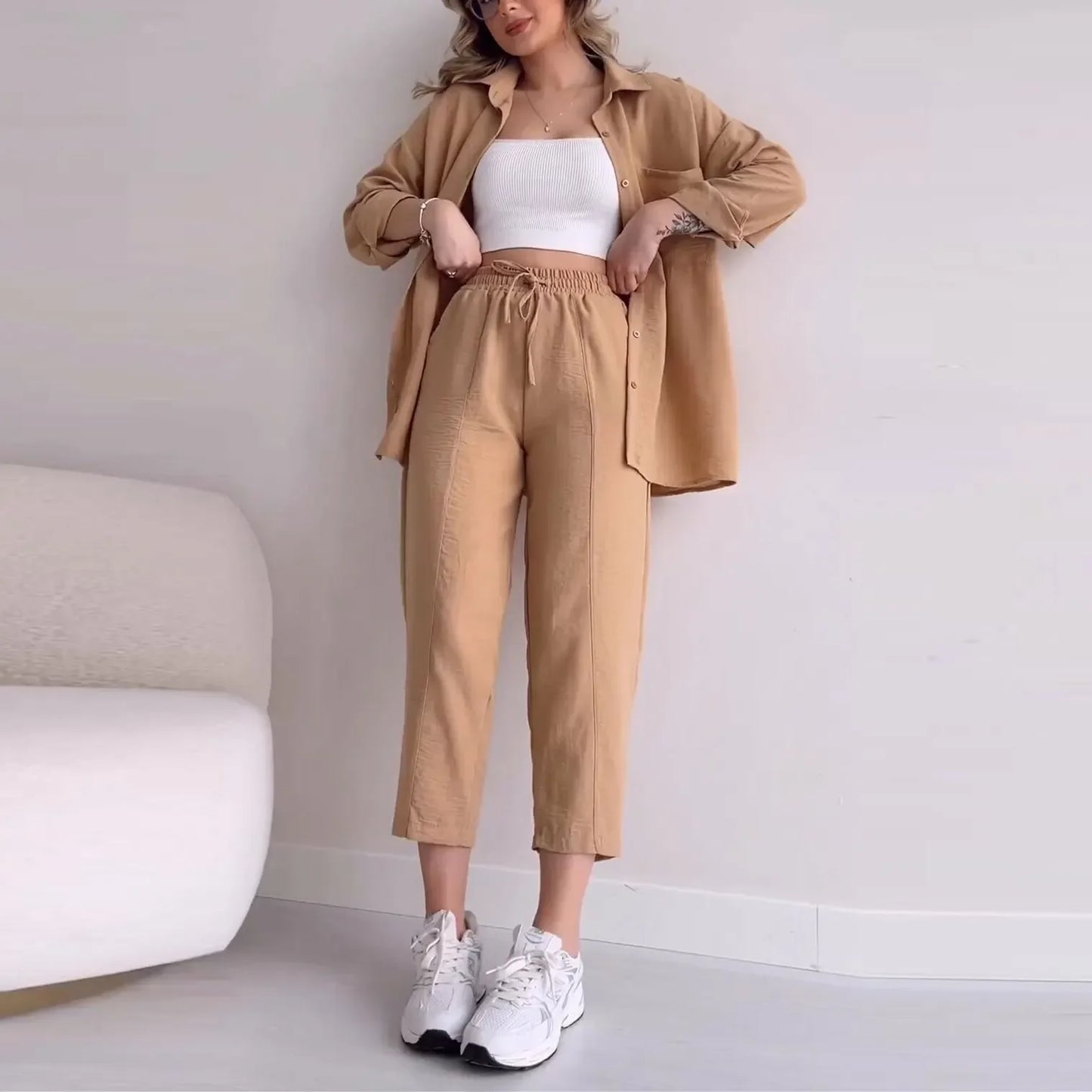 Conjunto camisa e calça