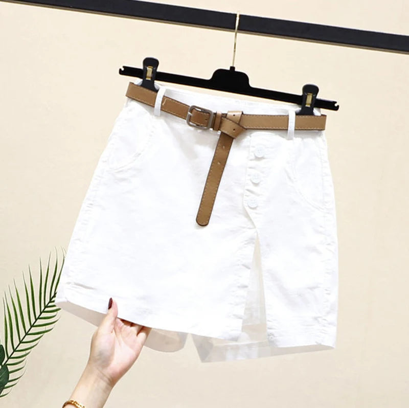 Shorts saia com fenda