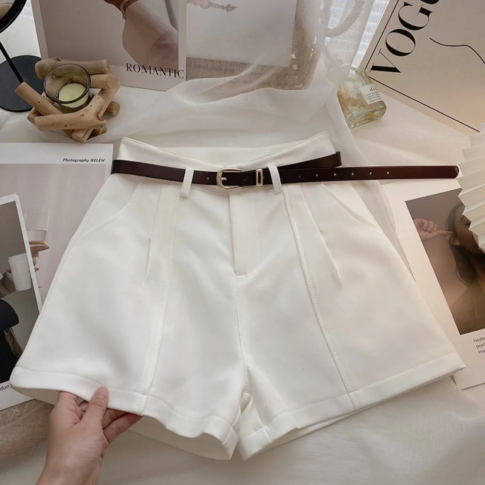 Shorts feminino cintura alta