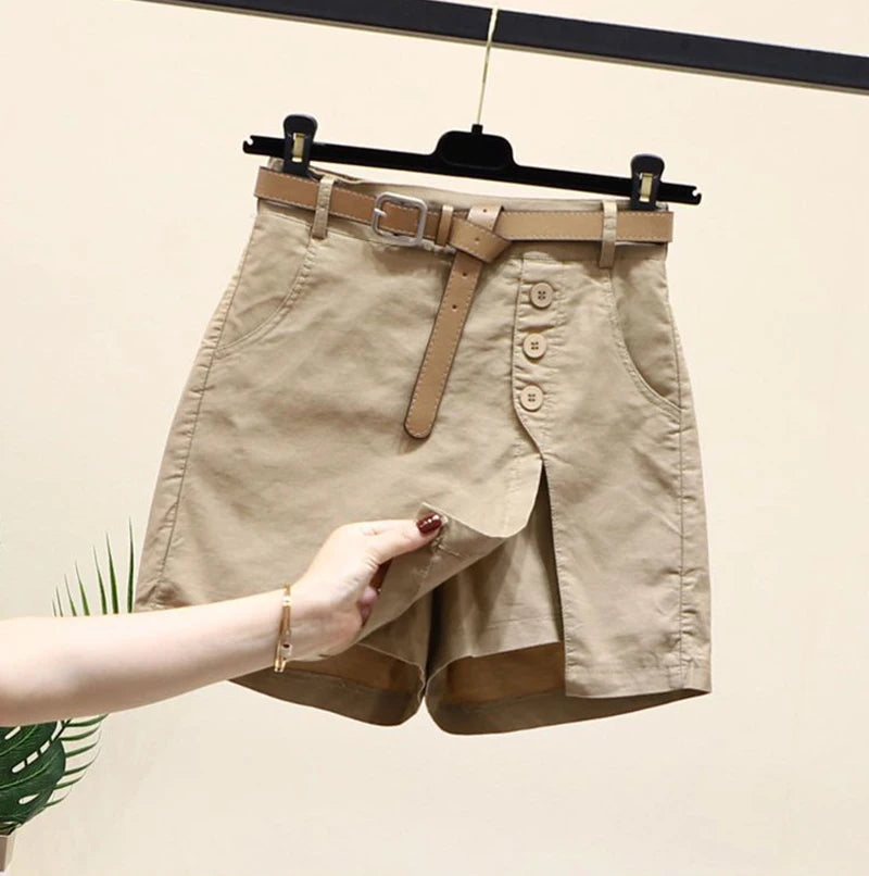 Shorts saia com fenda