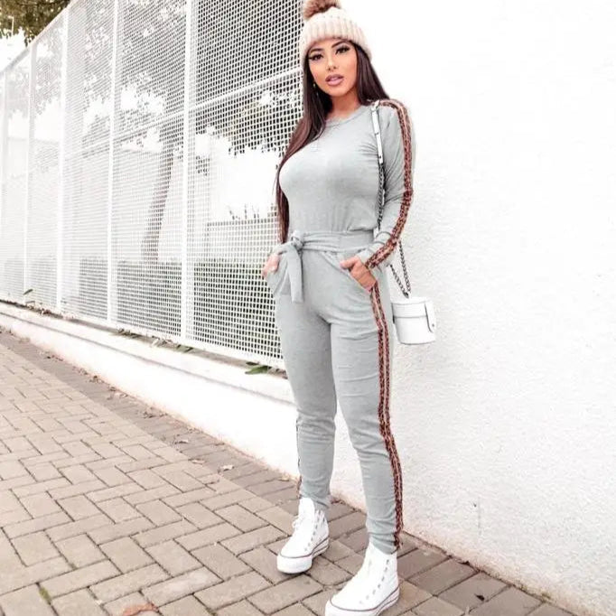 Conjunto Calça Malha e Blusa Manga Longa