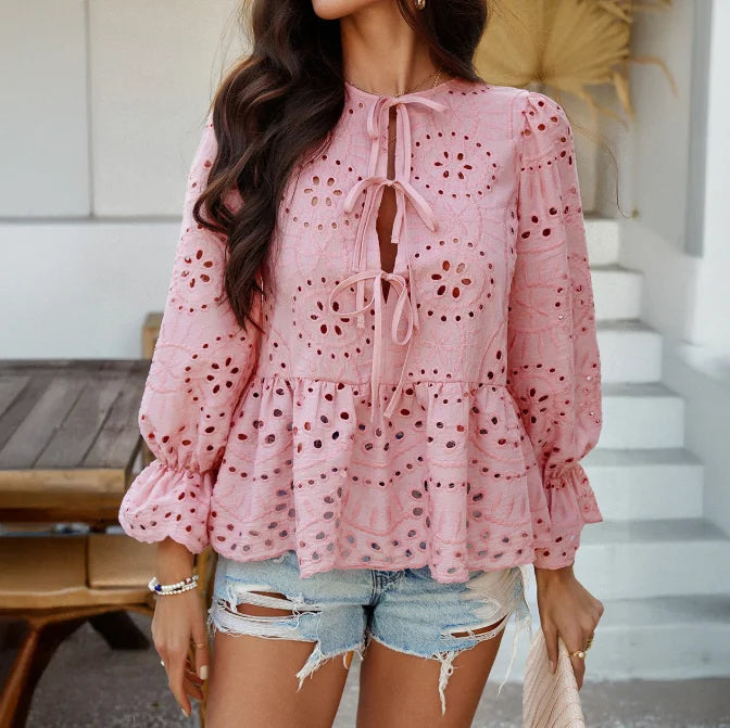 Camisa solta elegante