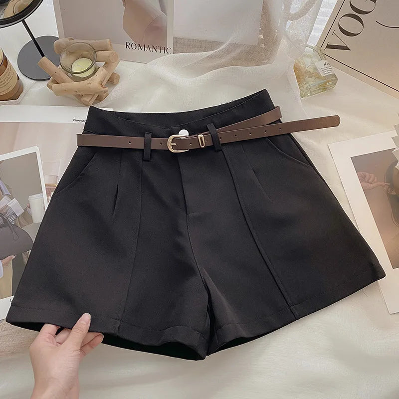 Shorts feminino cintura alta
