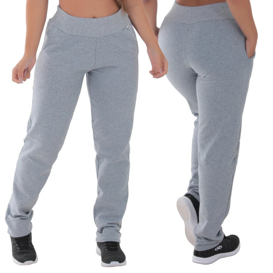 Calça moletom pelúciada