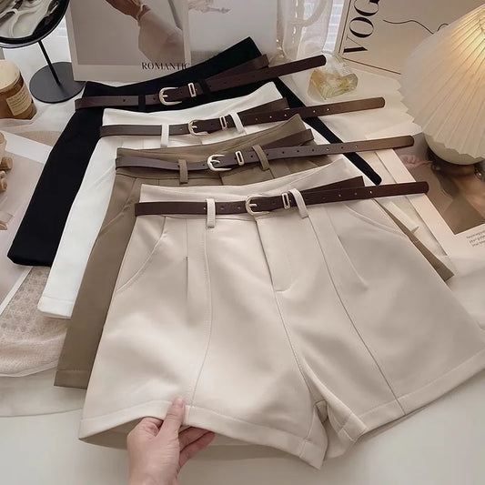 Shorts feminino cintura alta