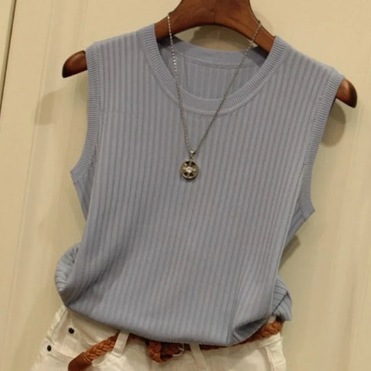 Blusa regata gola redonda