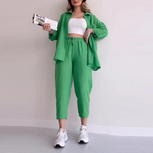 Conjunto camisa e calça