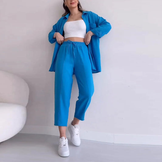 Conjunto camisa e calça